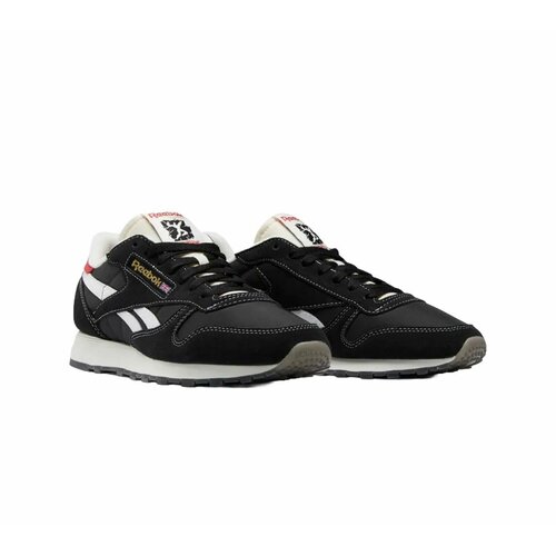 Кроссовки Reebok Classic Leather, размер 6.5 US, черный