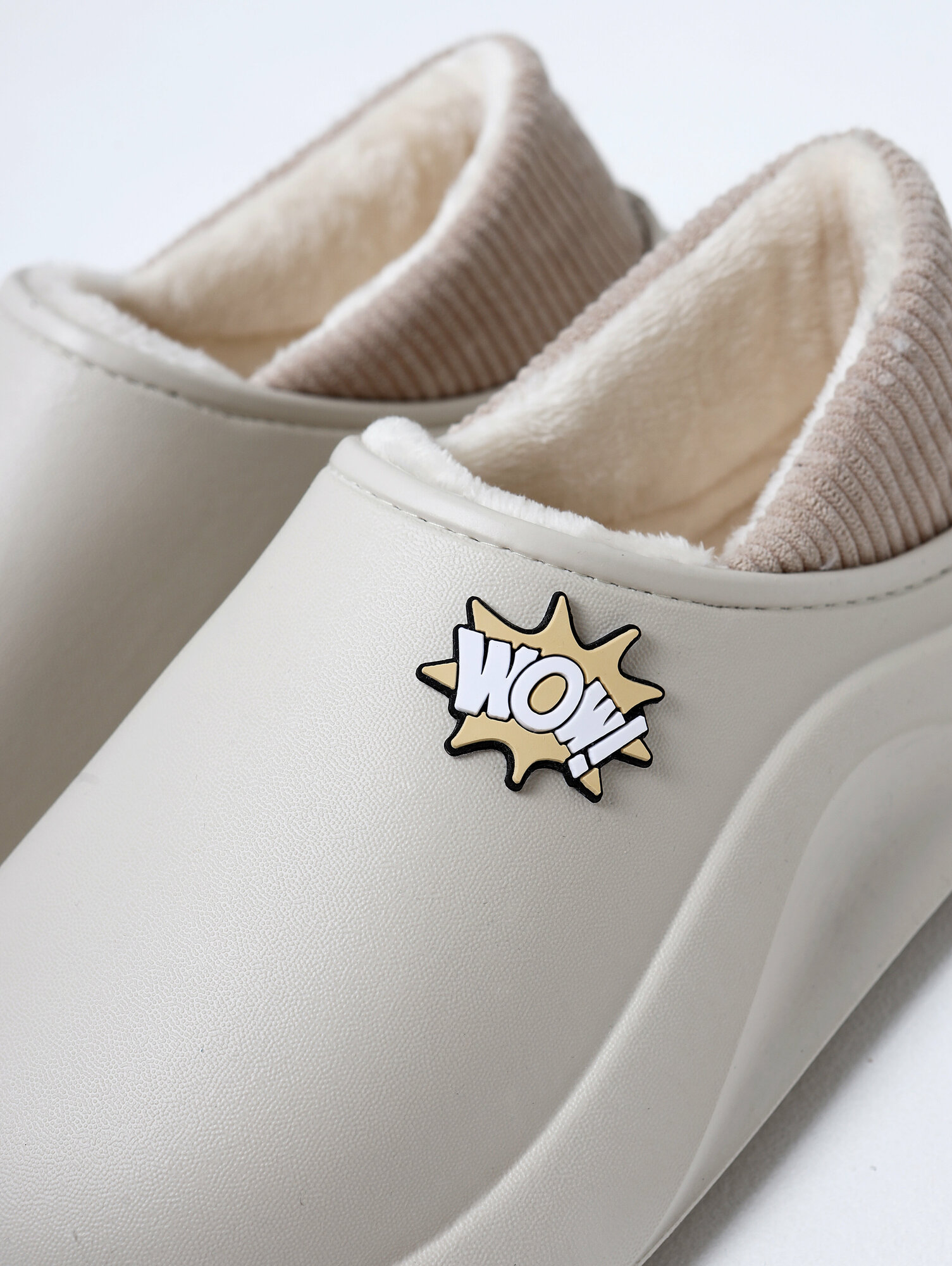 Сабо ALBERY галоши женские, размер 39, бежевый — фото 1