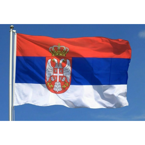 Флаг Сербии 90х135 см
