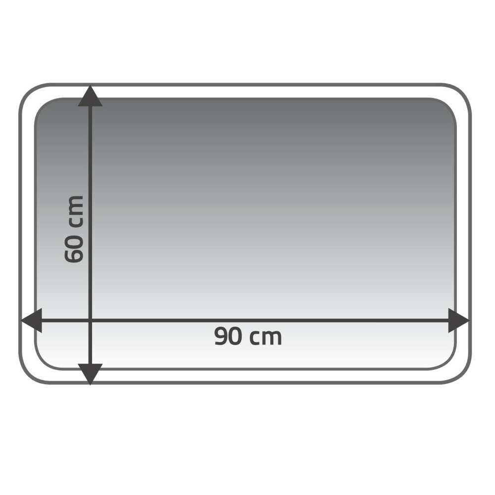 Коврик для ванной комнаты 60 х 90 см Ridder Quad синий - фото №5