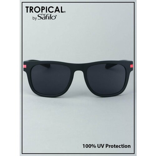 фото Солнцезащитные очки tropical by safilo the rail, оправа: пластик, с защитой от уф, для мужчин, черный