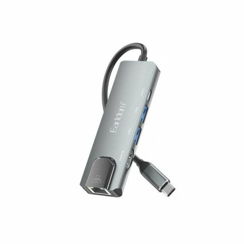 USB-концентратор Earldom ET-W27 цвет серый 185700₽