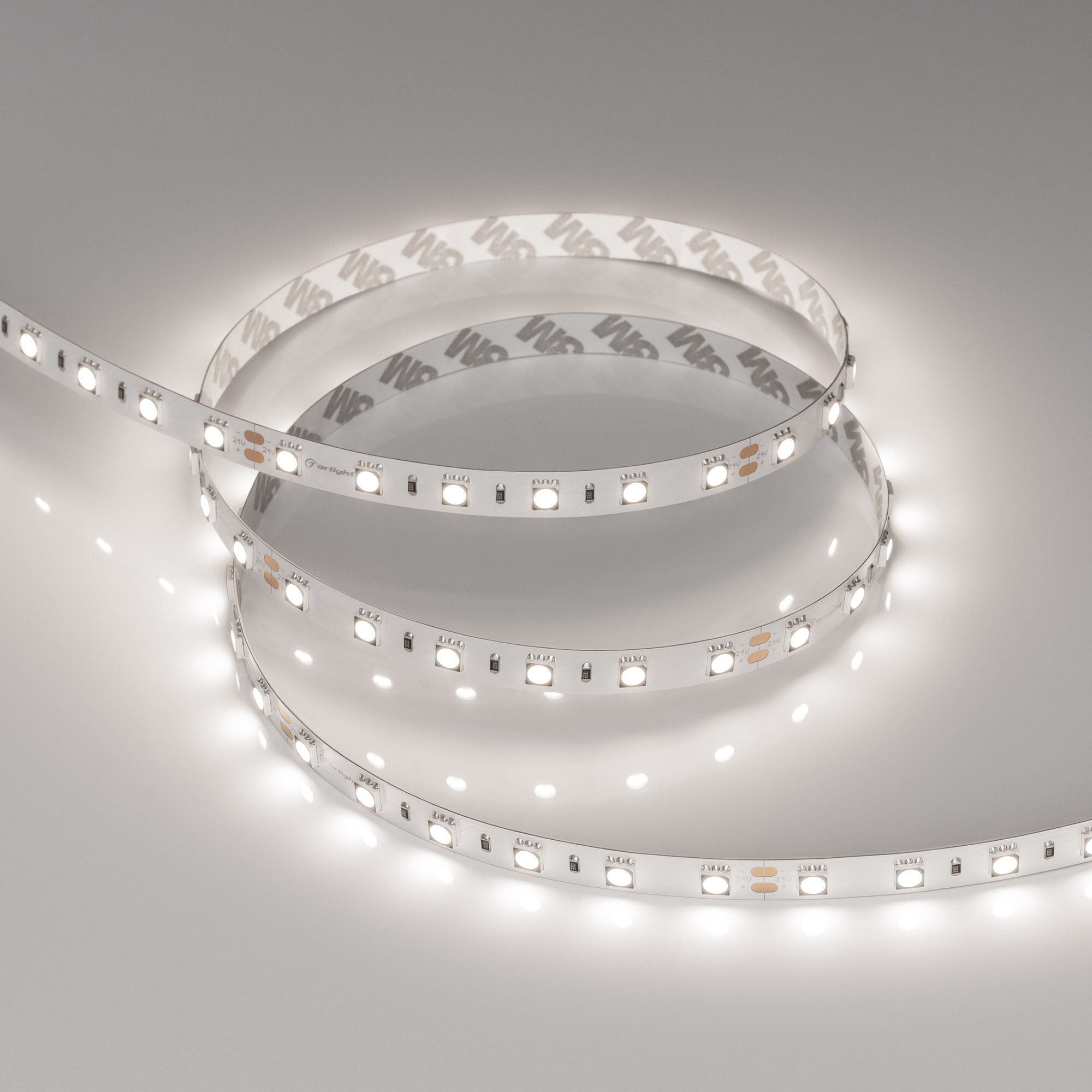 Светодиодная лента Arlight 14,4W/m 60LED/m 5060SMD дневной белый 5M - фото №7
