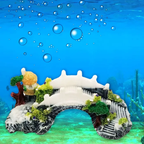 Декор для аквариума для рыбок плешоп домик для рыбок в аквариум 