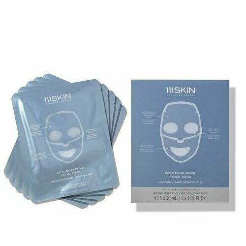 111SKIN Cryo De-Puffing Facial Mask Крио-маска для лица, снимающая отечность 5*30 мл