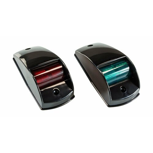 Огни ходовые, черный корпус, комплект