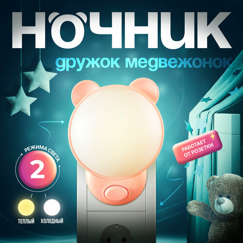 Ночник детский для сна в розетку, для новорожденных, 