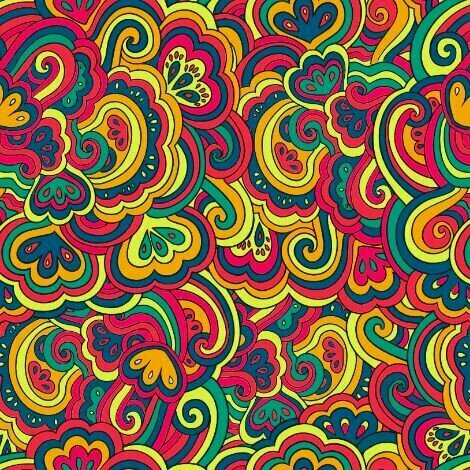 Изображение товара Витражная самоклеящаяся пленка для окон / стёкол. Яркий узор. 70х140 см.