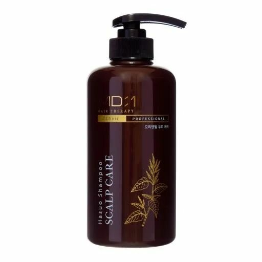 MD-1 Укрепляющий шампунь для волос с травяным комплексом, Hair Therapy Hasuo Scalp Care Shampoo,500мл
