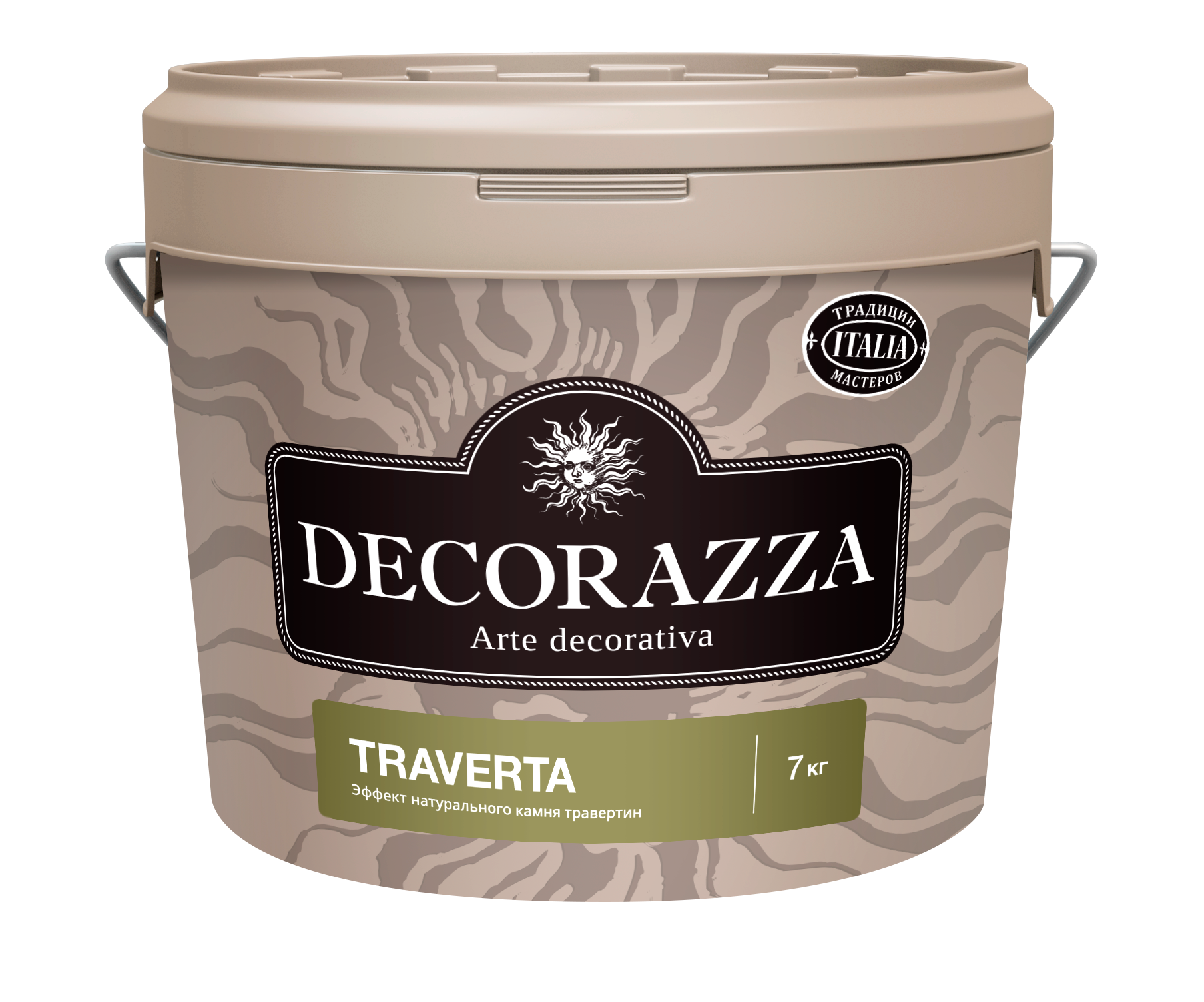 Декоративная штукатурка Decorazza Traverta ТТ 001, 7 кг