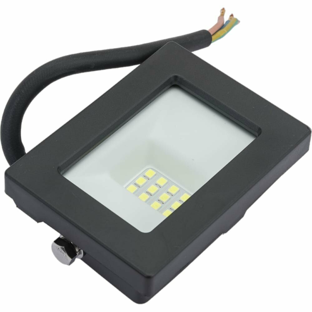 фото Прожектор UNIVersal светодиодный LED 10 вт световой поток 850 Лм IP65 6500к 10w диодный IONICH UNIVersal 10вт для уличного освещения, арт. 1474