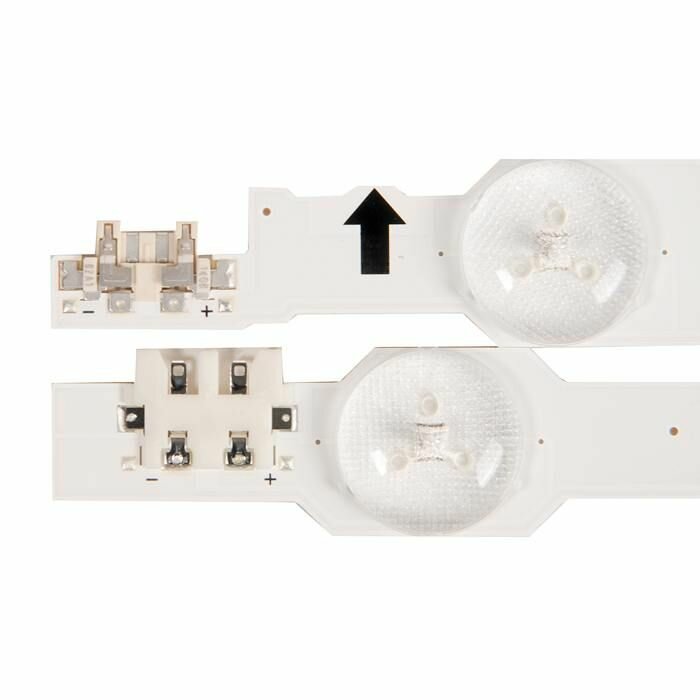 Комплект планок подсветки LED для телевизоров для телевизоров Samsung UE48HU, UA48HU, BN96-32176A, BN96-32177A, DUGE-480DCA-R4, DUGE-480DCB-R4 (12 шт) — фото 9