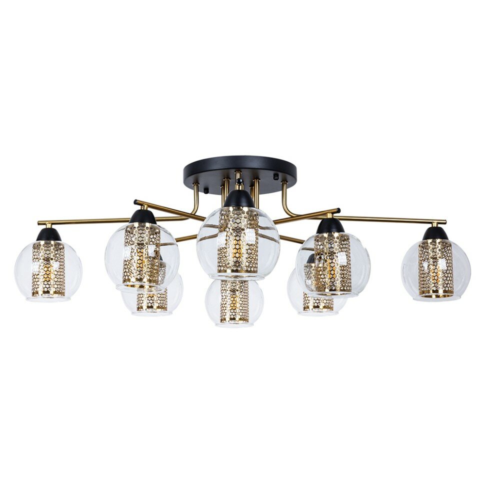 Потолочная люстра Arte Lamp Manchester A7045PL-8BK