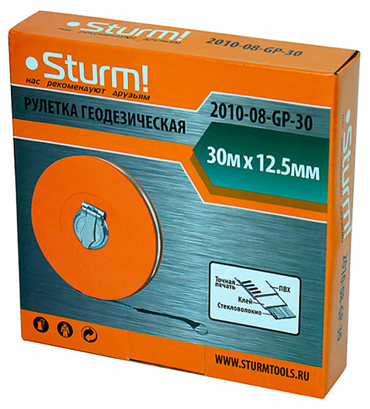 Геодезическая рулетка Sturm Sturm! - фото №16