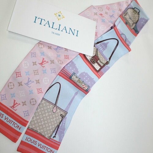 фото Шарф ,117, розовый ткани italiani