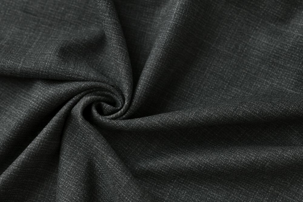 Ткань костюмная шерсть темно-серый меланж