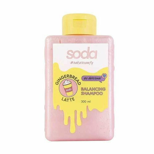 SODA Балансирующий шампунь takeitcomfy GINGERBREAD LATTE 300 мл 399₽
