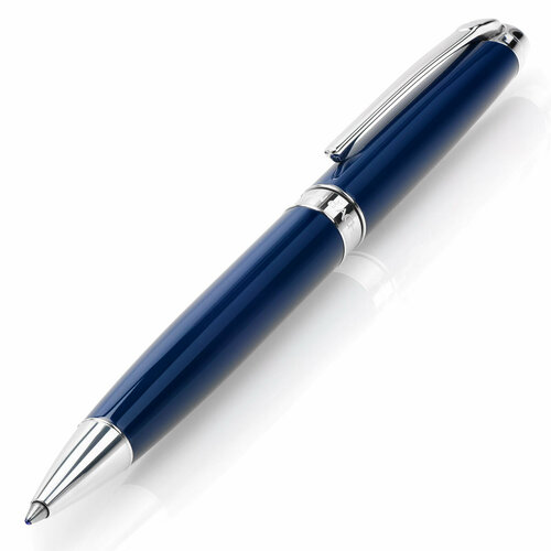 Шариковая ручка CARAN dACHE Leman Blue Sapphire Rhodium (CR 4789-649)