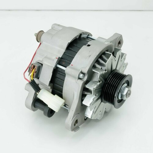 Генератор 24V MMC FUSO 4M50-T, 4M51 без вакуумника, 6 ручейковый, фишка круглая на 3 контакта выносная, 45Amp, Nilson Auto Parts