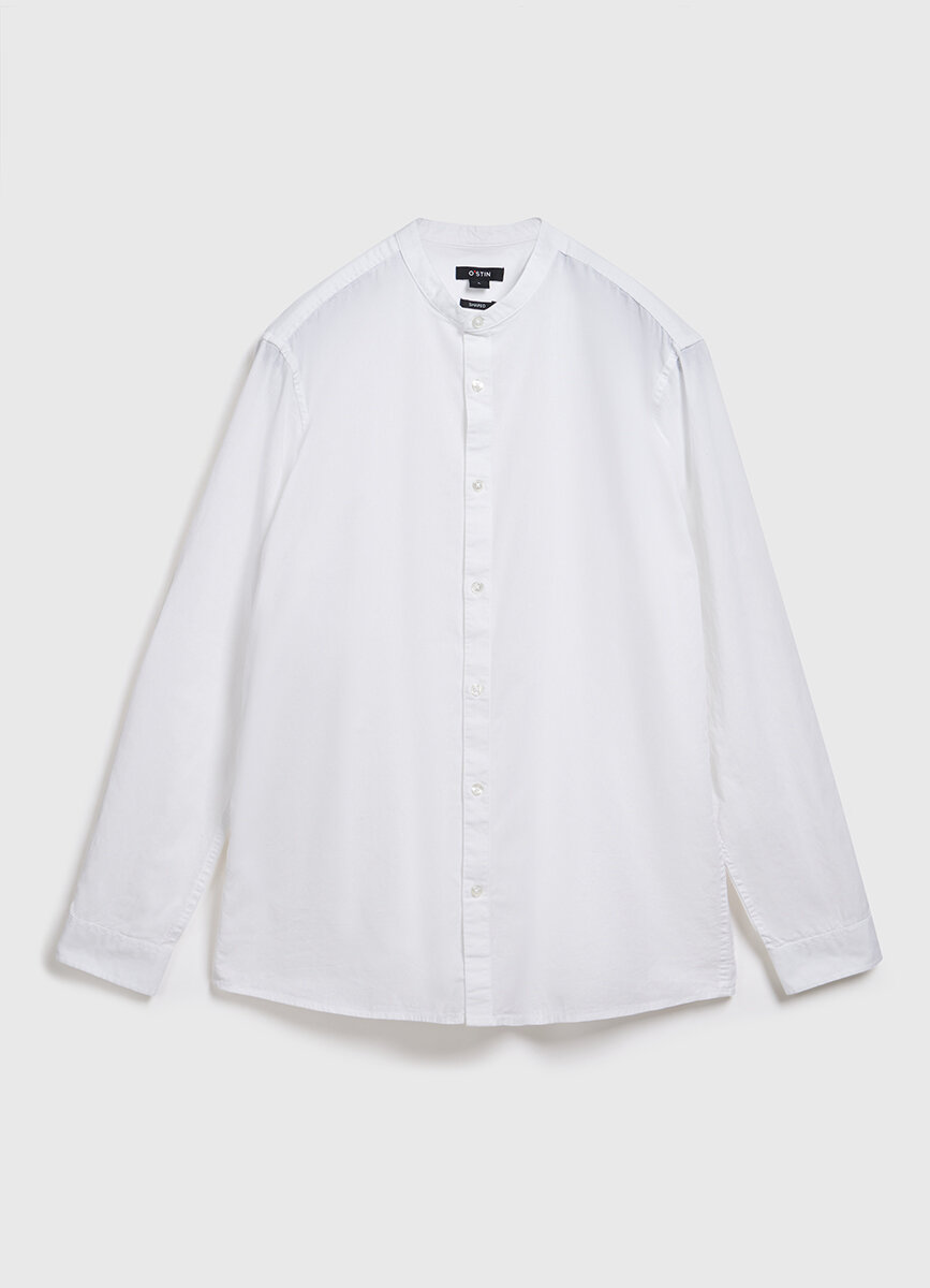 Рубашка для мужчин O'STIN MS4681O02-00 белый XXL (58-60)