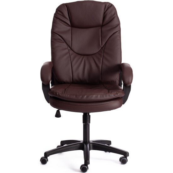 Кресло руководителя Tetchair COMFORT LT (22) кож/зам, коричневый, 36-36