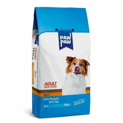 Pawpaw Adult Dog Food with Beef 15 кг сухой корм для собак с говядиной