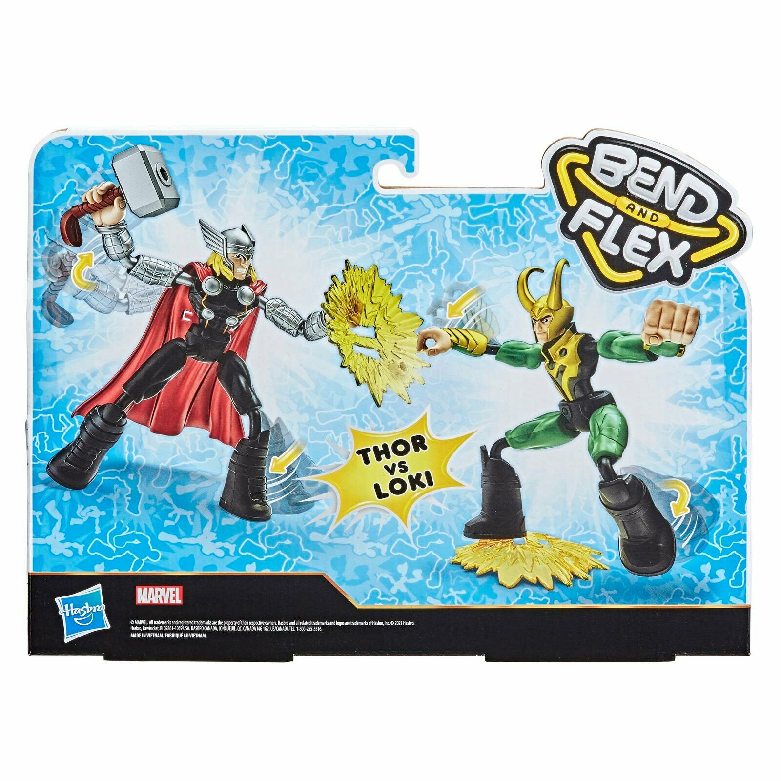 Фигурка AVENGERS Бенди Мстители Тор и Локи [f02455l0] - фото №3