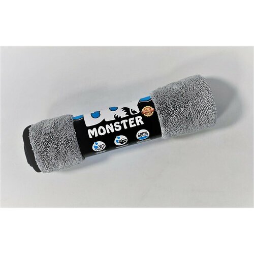 Dry Monster Микрофибра для сушки поверхностей серая 50см*60см