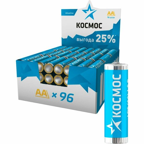 Батарейка космос LR6 уп.96шт