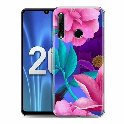 Дизайнерский силиконовый чехол для Huawei Honor 20 Lite Цветы