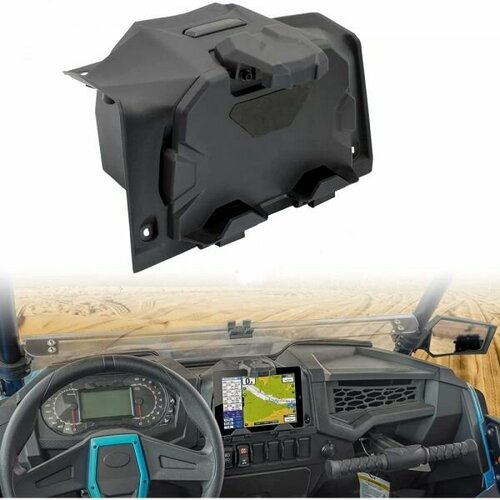 Держатель планшета с бардачком Kemimoto для Polaris RZR 1000 5455431-070 nicecnc utv for polaris rzr xp 1000 2015 2021 2014 2016 2017 64 xp4 4 turbo s pair large cage front side door bag storage bag