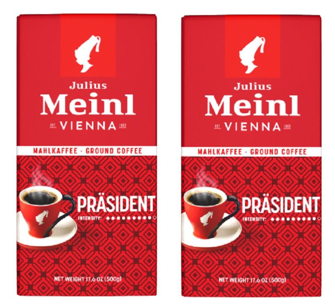 Кофе Julius Meinl Президент молотый, 500 гр, 2 уп