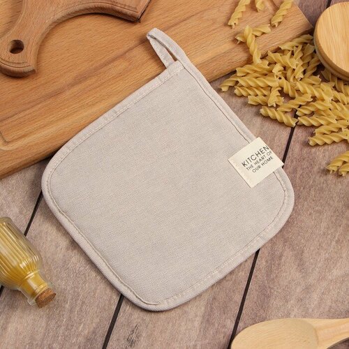 Прихватка Этель Calm 19х19 см 100 хл рогожка 186 гм2 545₽