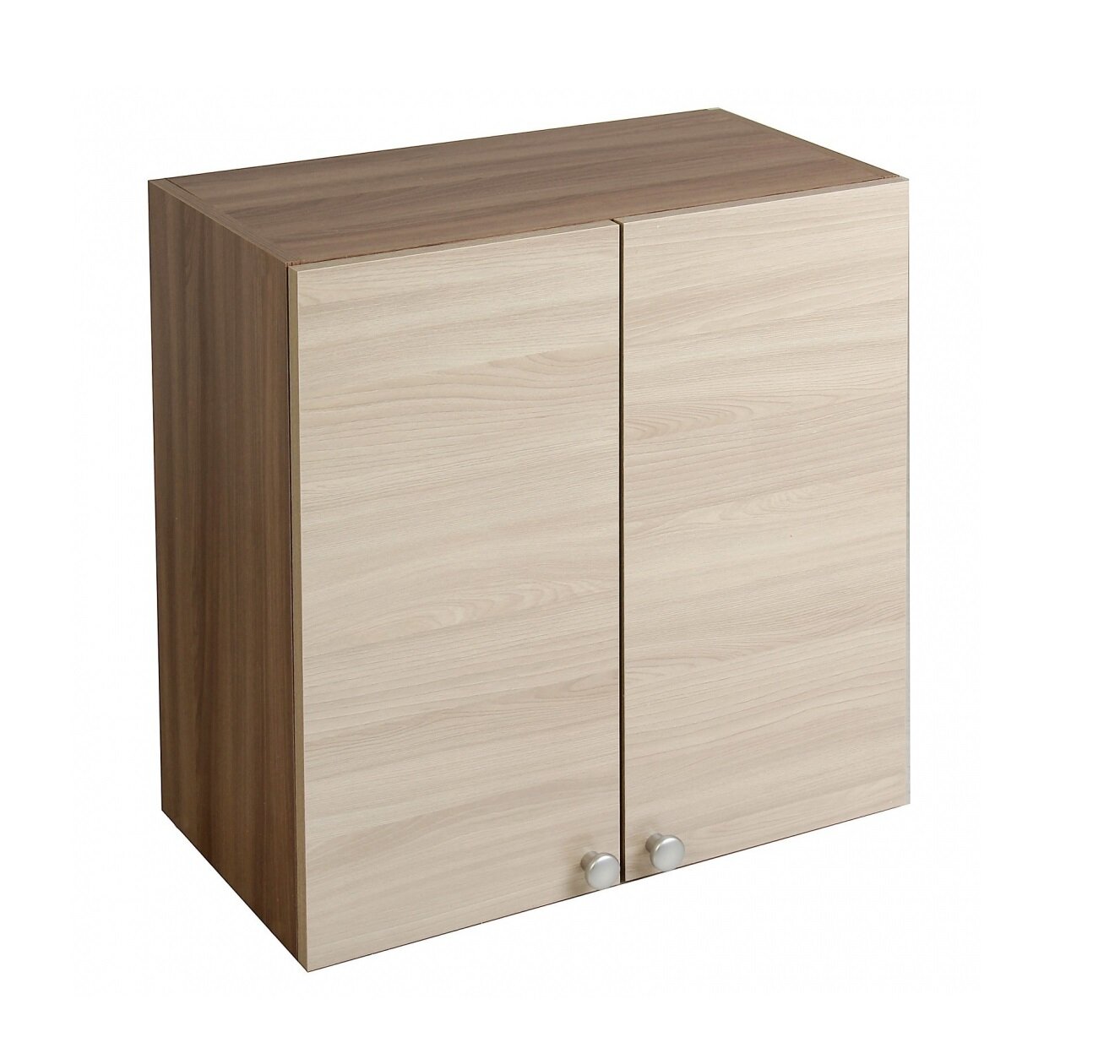 В600 верхний модуль кухня Шимо (60х29х63 см) Ясень шимо темный/светлый