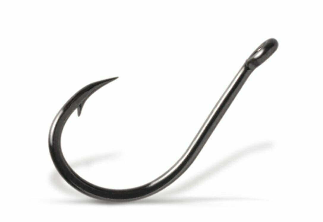 Крючки для рыбалки (одинарный) VMC Carp 7102 BN (черн. никель) №04, упаковка 10 штук