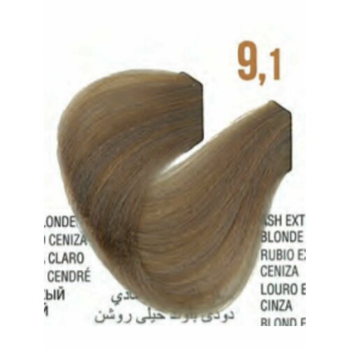 Крем краска для волос 91 светлый блондин пепельный 1150₽