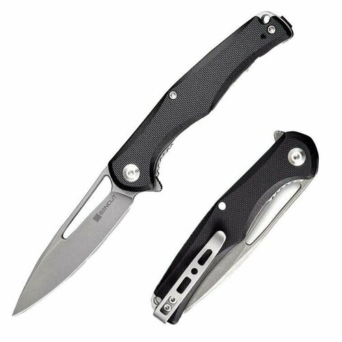 Нож Sencut CITIUS Flipper & Manual Thumb Knife Black G10 Handle (3.3" 9Cr18MoV)
