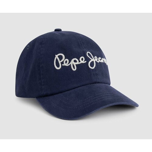 Бейсболка Pepe Jeans Basic cap, размер OneSize, синий