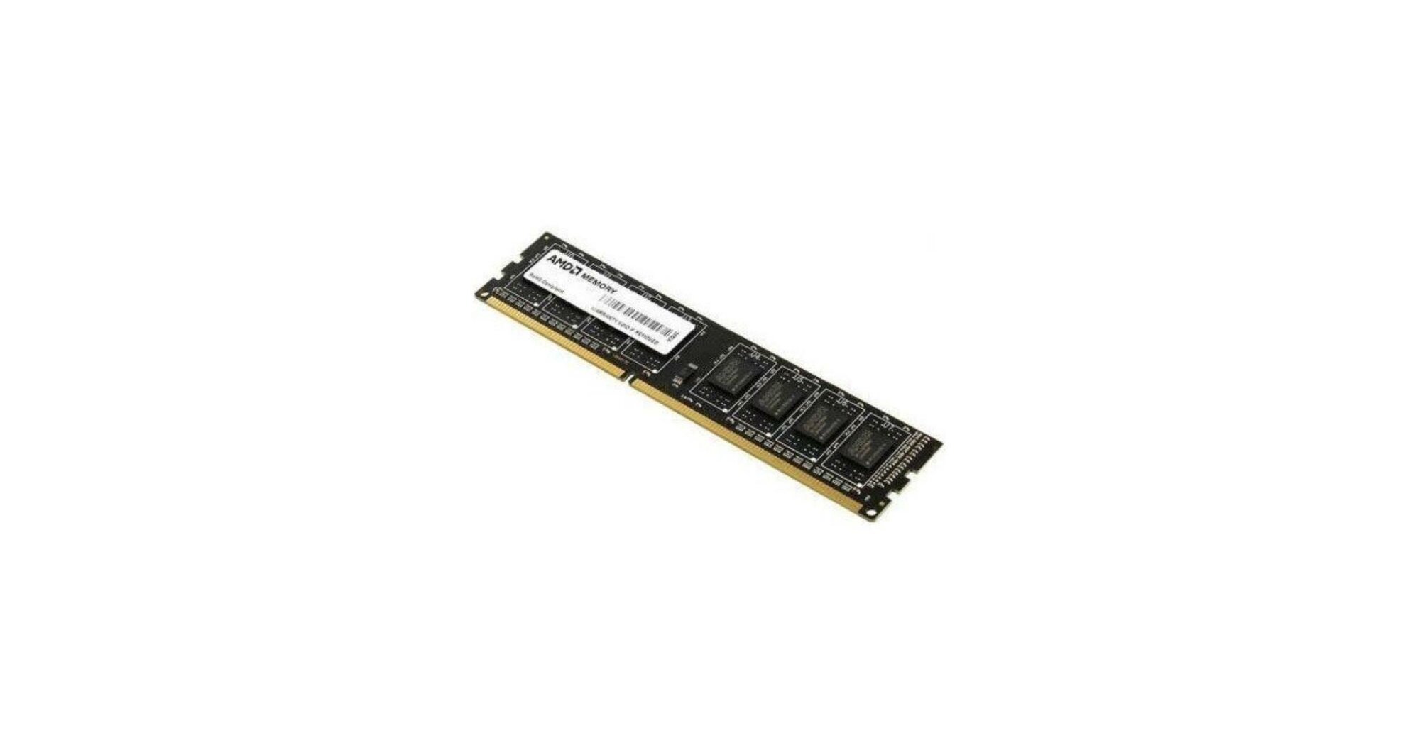 Память DDR4 4Gb 2666MHz AMD OEM PC4-21300 CL16 DIMM 288-pin 1.2В - фото №4