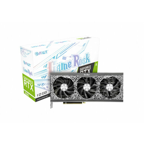 Видеокарта Palit GeForce RTX 3080 GameRock (LHR)