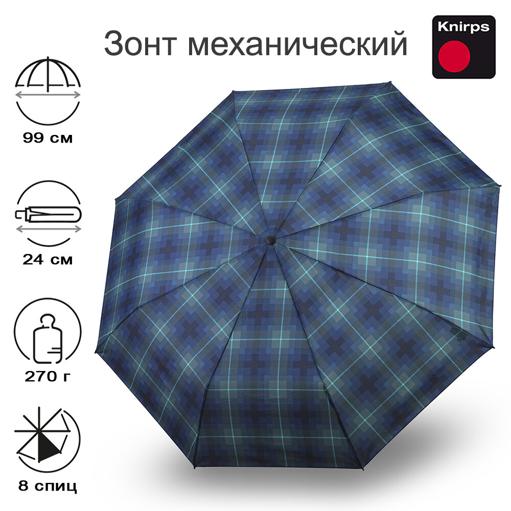 Зонт Knirps механический A.050 Medium Manual BREATHE 95 7050 8566