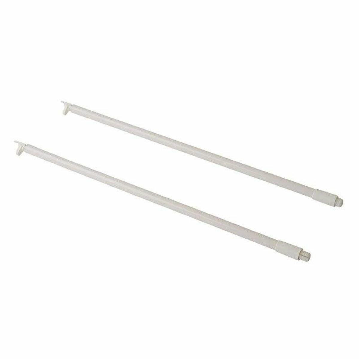 Рейлинги Firmax длина 450 мм круглые средние для ящика Newline белые