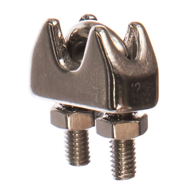 Зажим троса DIN741 4мм нержавеющая сталь 1шт