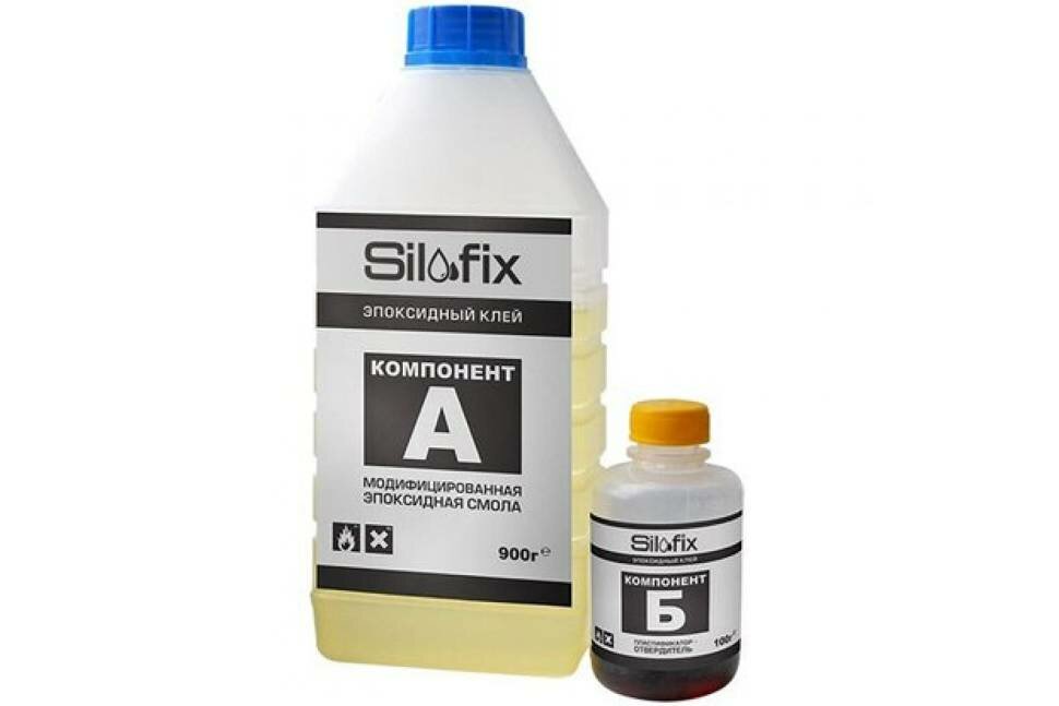 Эпоксидный клей на основе эпоксидной смолы Sila 1000 г Silfix01