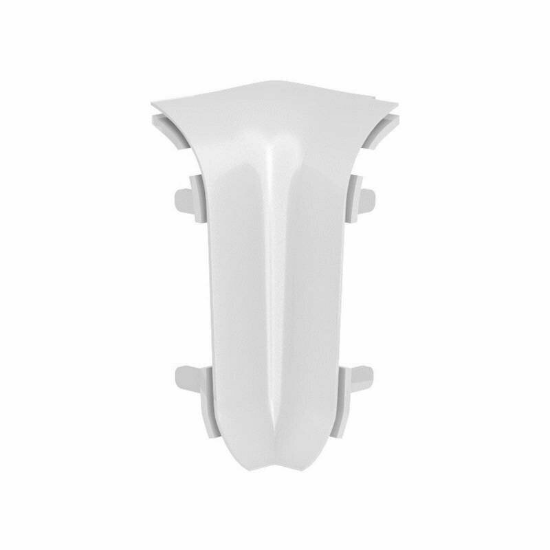 Внутренний угол для плинтуса 60 мм, глянцевый, цвет дуб флидвуд