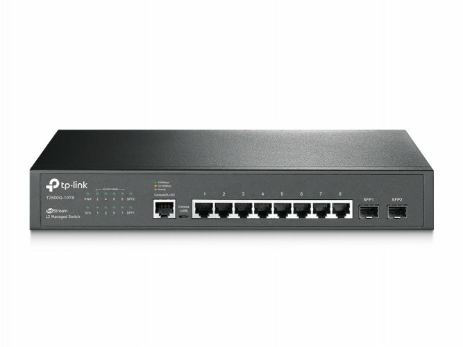 TL-SG3210 JetStream 8 портовый гигабитный управляемый коммутатор уровня 2+ с 2 SFP слотами
