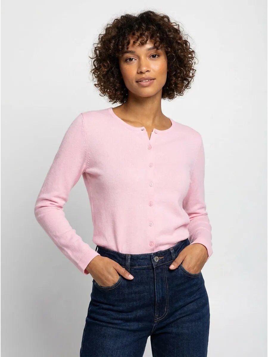 Кардиган DommoD, размер 44-46, розовый — фото 1