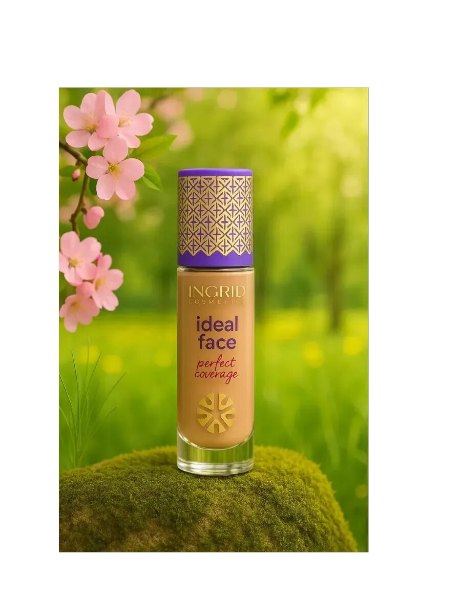 Тональный крем "INGRID IDEAL FACE", для лица, с дозатором, 30 мл, №12