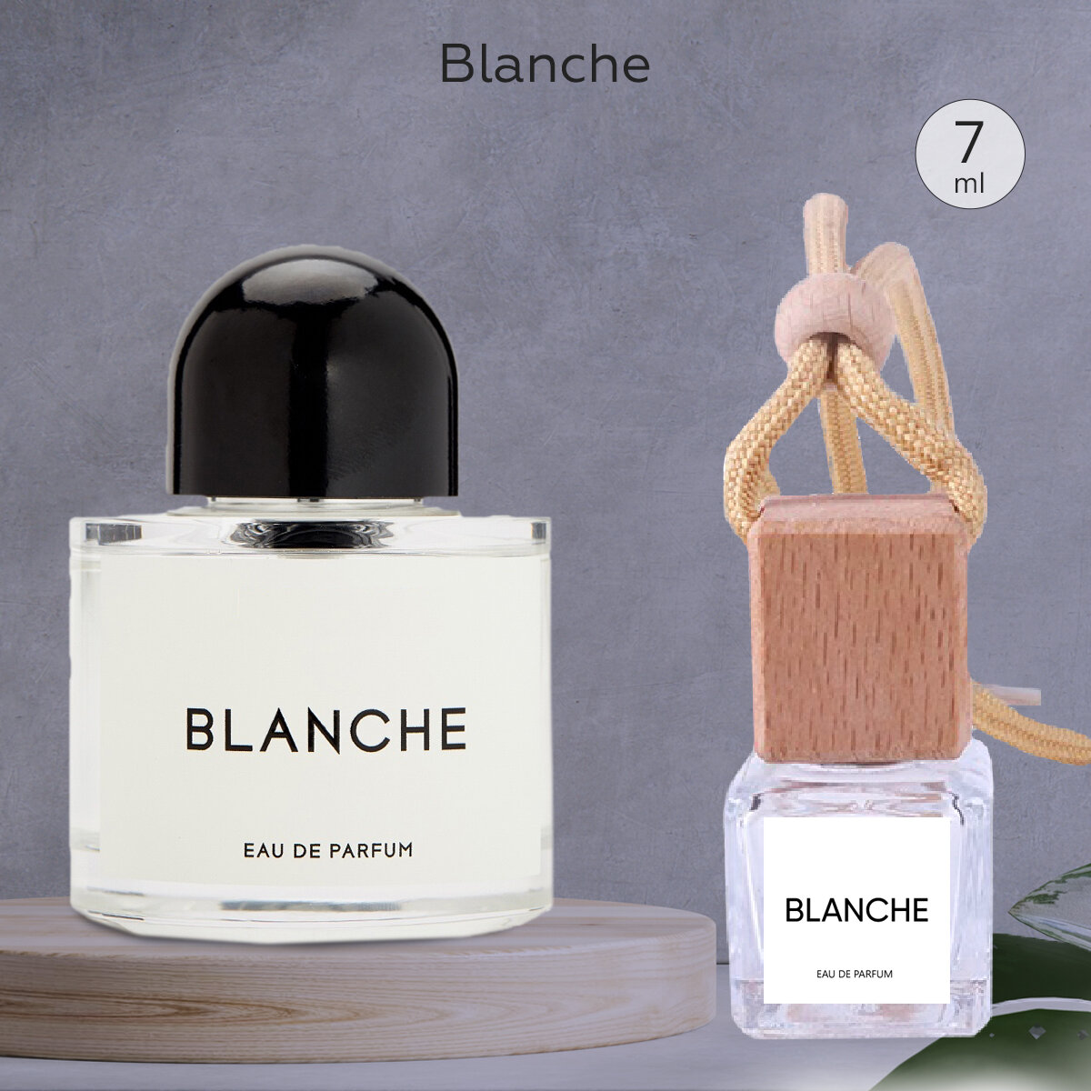 Gratus Parfum Blanche Автопарфюм 7 мл / Ароматизатор для автомобиля и дома