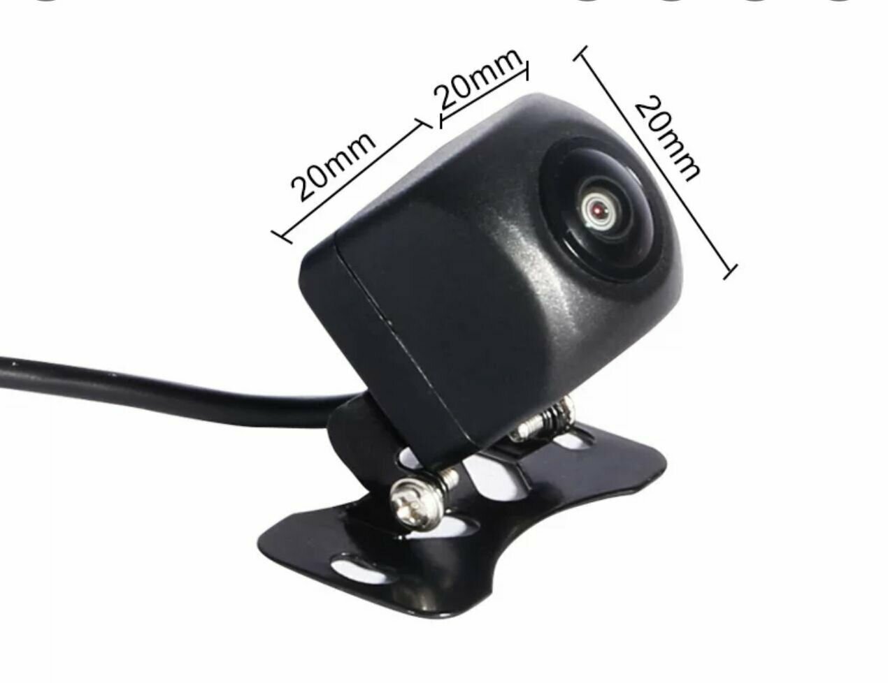 Камера заднего вида в машину / Автомобильная парковочная камера Full HD "рыбий глаз" Blackview AHD-03 для головных устройств на базе Андройд и мониторов с парковочными линиями (Тыл-Фронт, FHD/AHD))